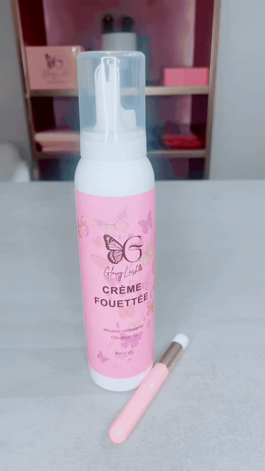 🧴 Shampoing Chantilly GlowyLash – Cils & Sourcils 🌿✨