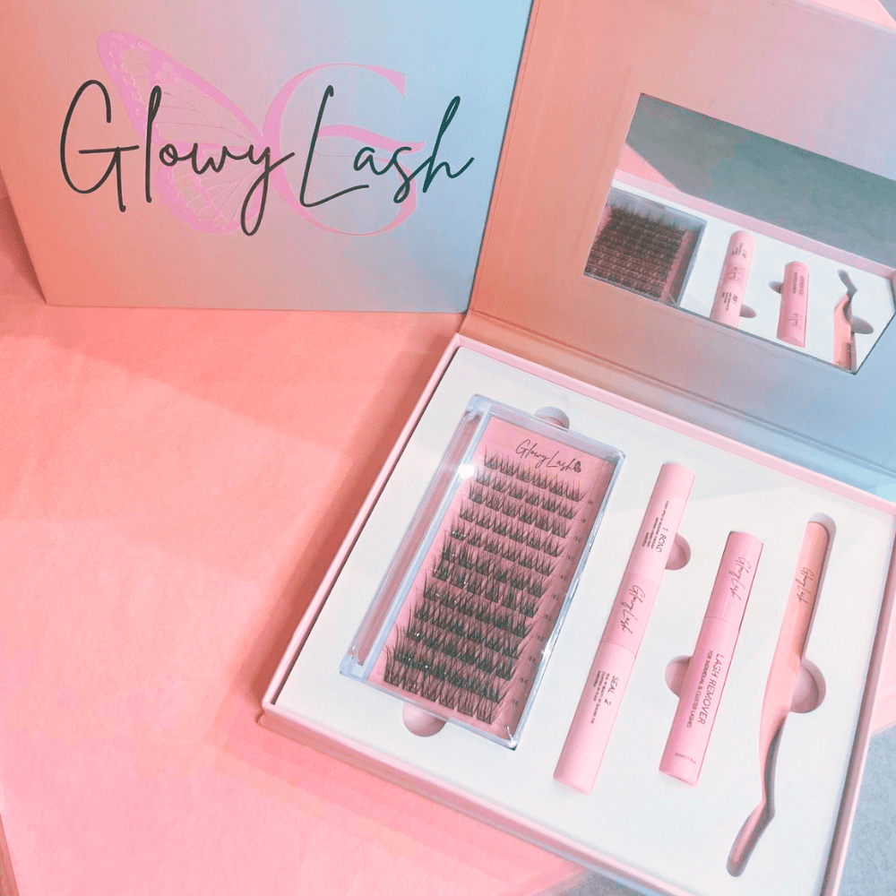 Kit Couture GlowyLash – Format S (3 mois) | Pose raffinée & précise - Glowy Lash
