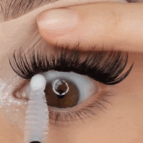 Application du scellant Glowylash lors d'une pose Image