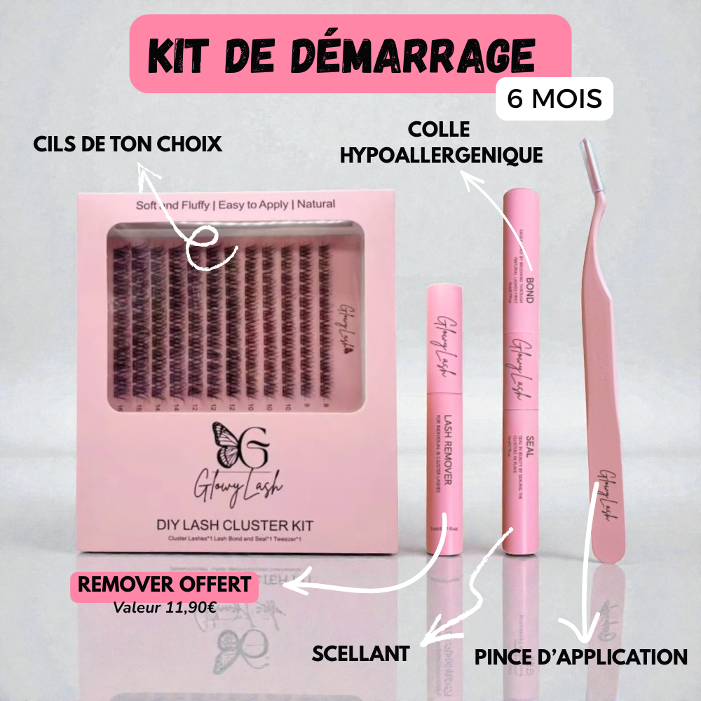 Kit de Cils GlowyLash – Format XL (6 mois)