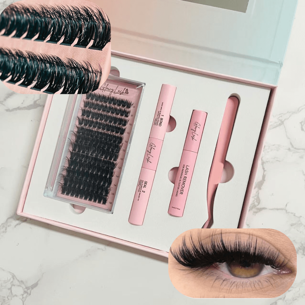 Kit Couture GlowyLash – Format S (3 mois) | Pose raffinée & précise - Glowy Lash