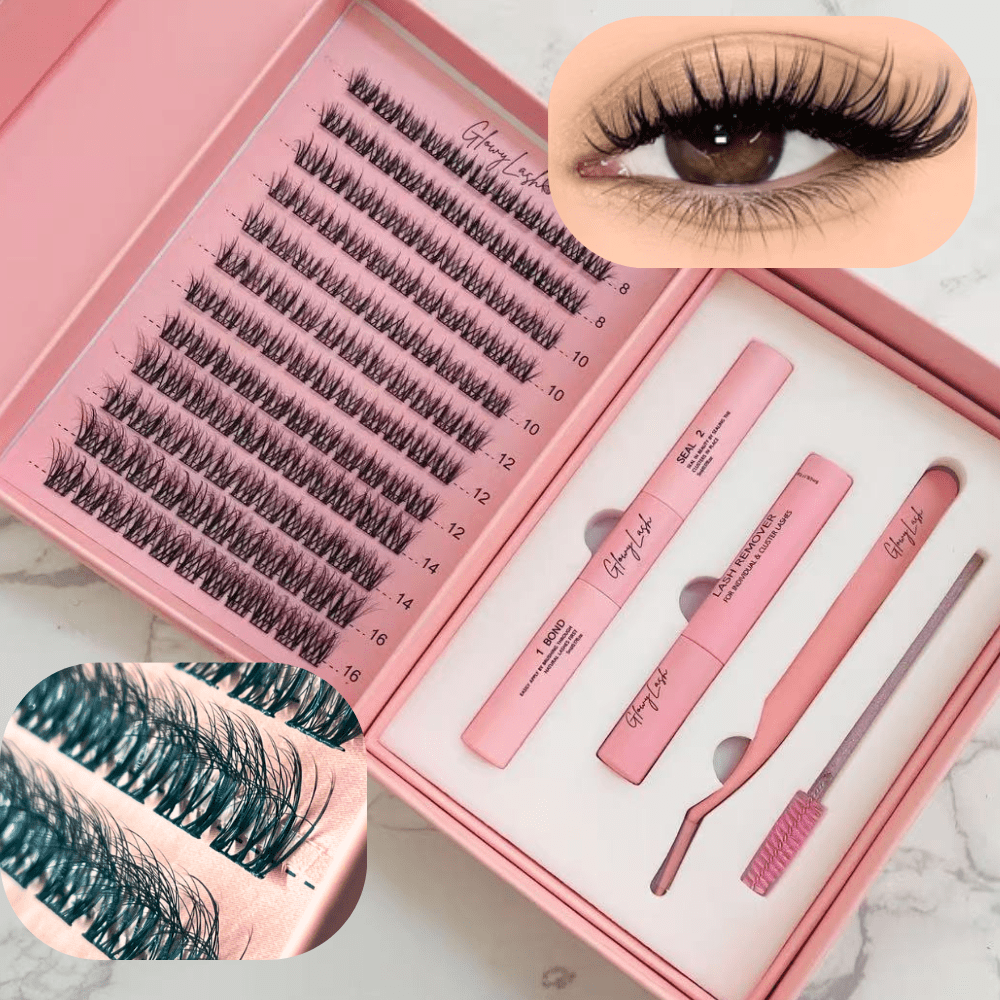 Kit Couture GlowyLash – Format XL (6 mois) | Pose raffinée & précise - Glowy Lash