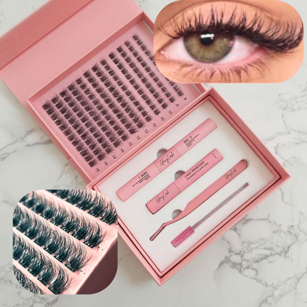 Kit Couture GlowyLash – Format XL (6 mois) | Pose raffinée & précise - Glowy Lash