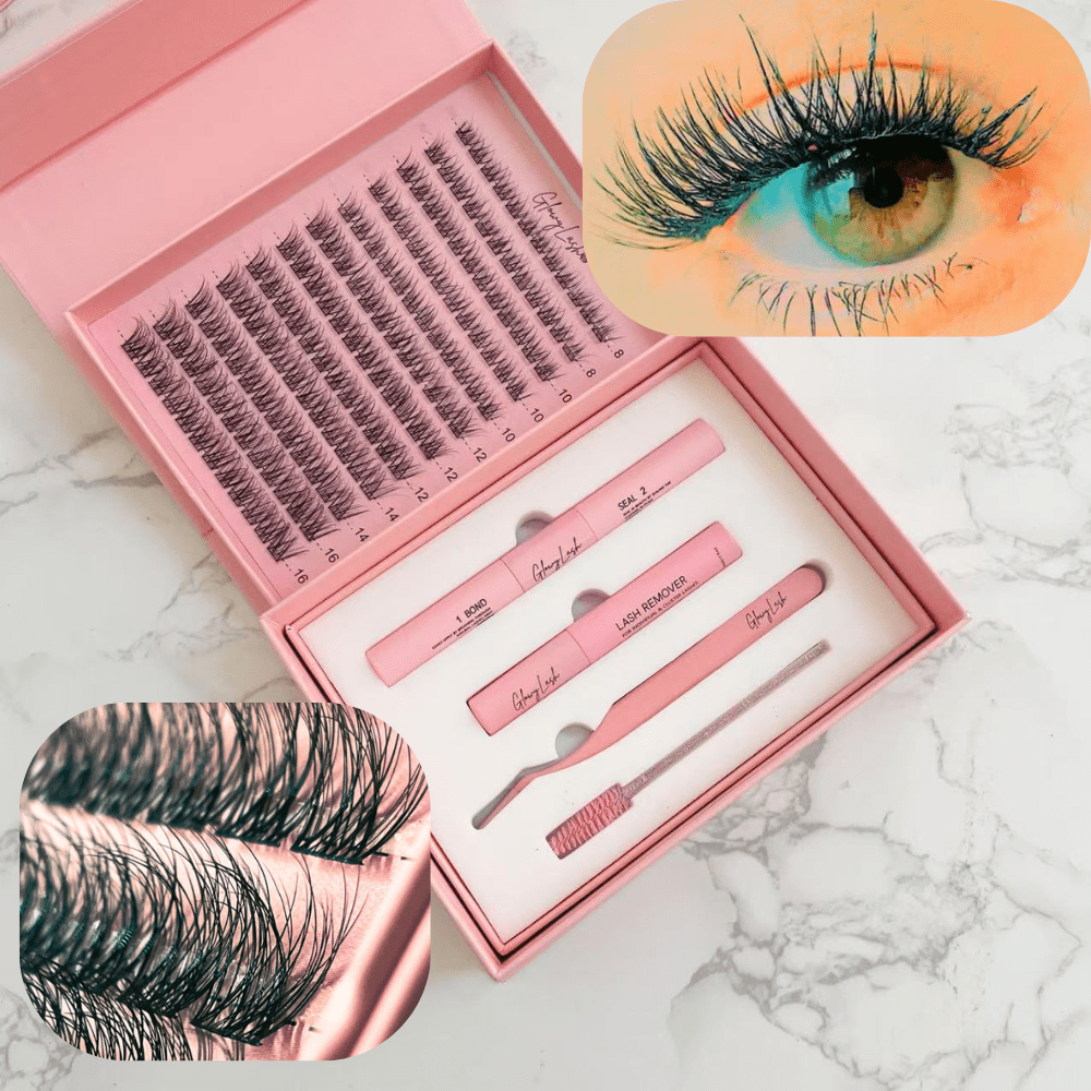Kit Couture GlowyLash – Format XL (6 mois) | Pose raffinée & précise - Glowy Lash