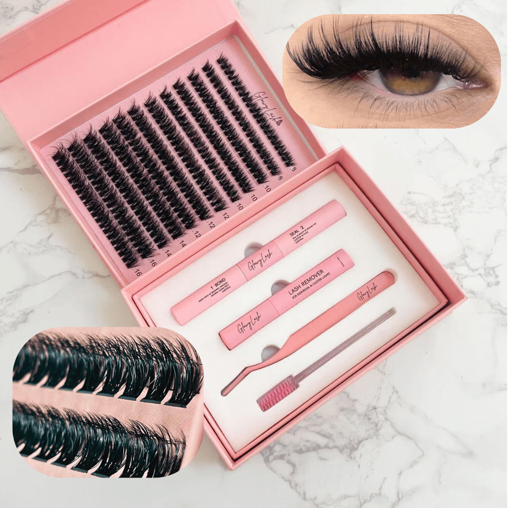 Kit Couture GlowyLash – Format XL (6 mois) | Pose raffinée & précise - Glowy Lash