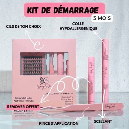 Kit de Cils GlowyLash – Format S (3 mois) | 10 styles au choix - Glowy Lash