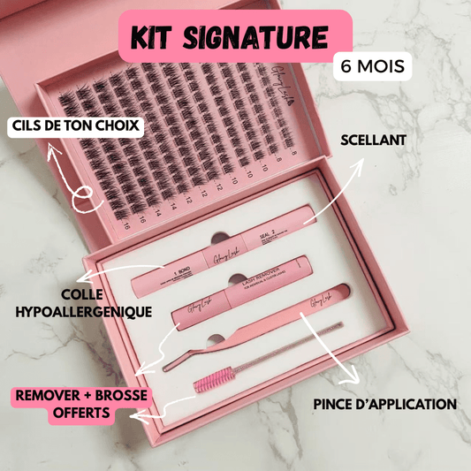 Kit Signature GlowyLash – Format XL (6 mois) - Glowy Lash