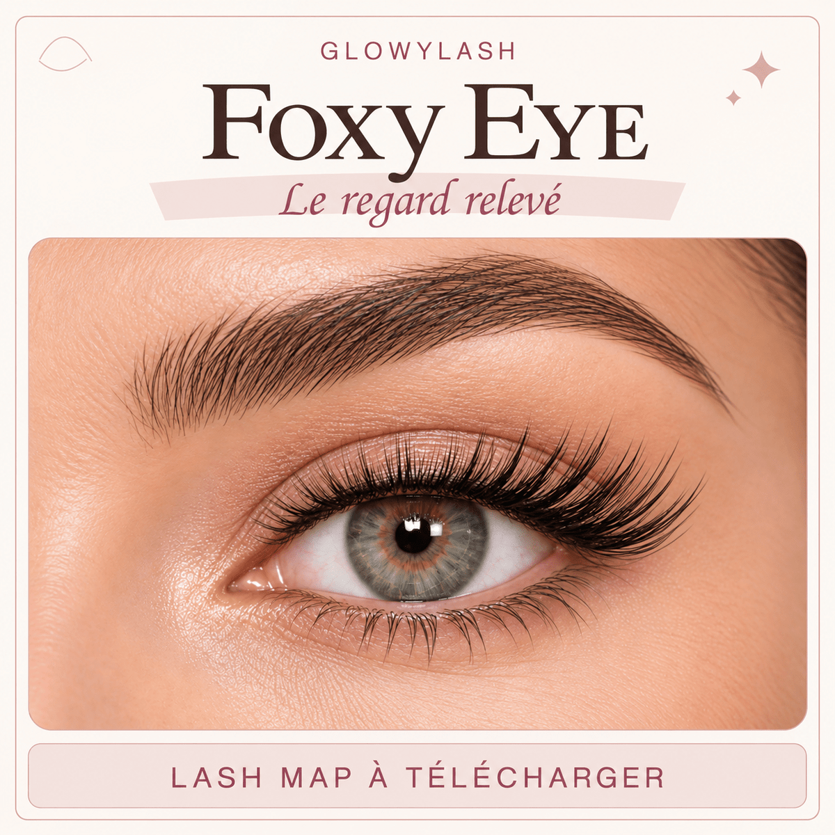 Lash Map Foxy - GlowyLash - Glowy Lash