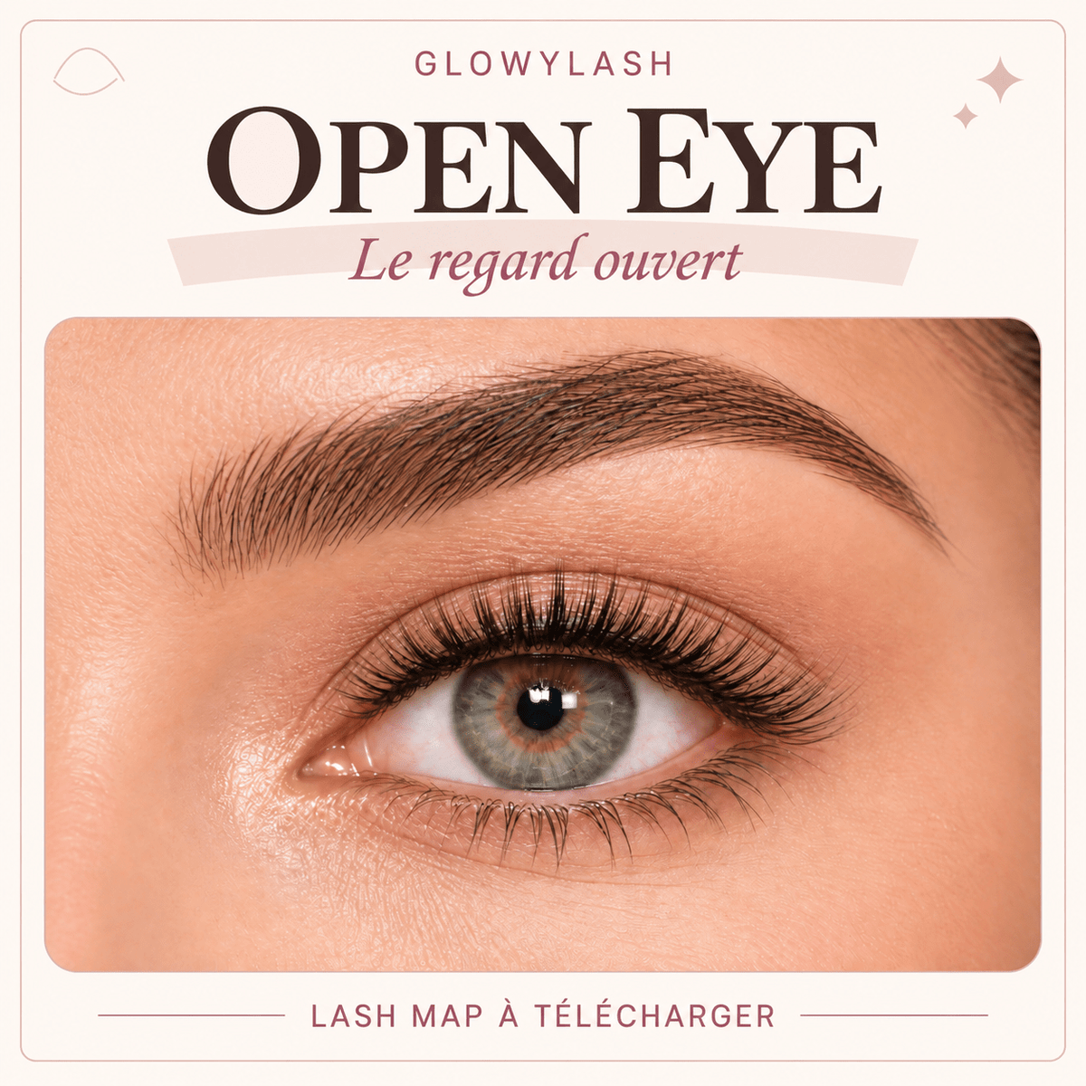 Lash Map Open - GlowyLash - Glowy Lash